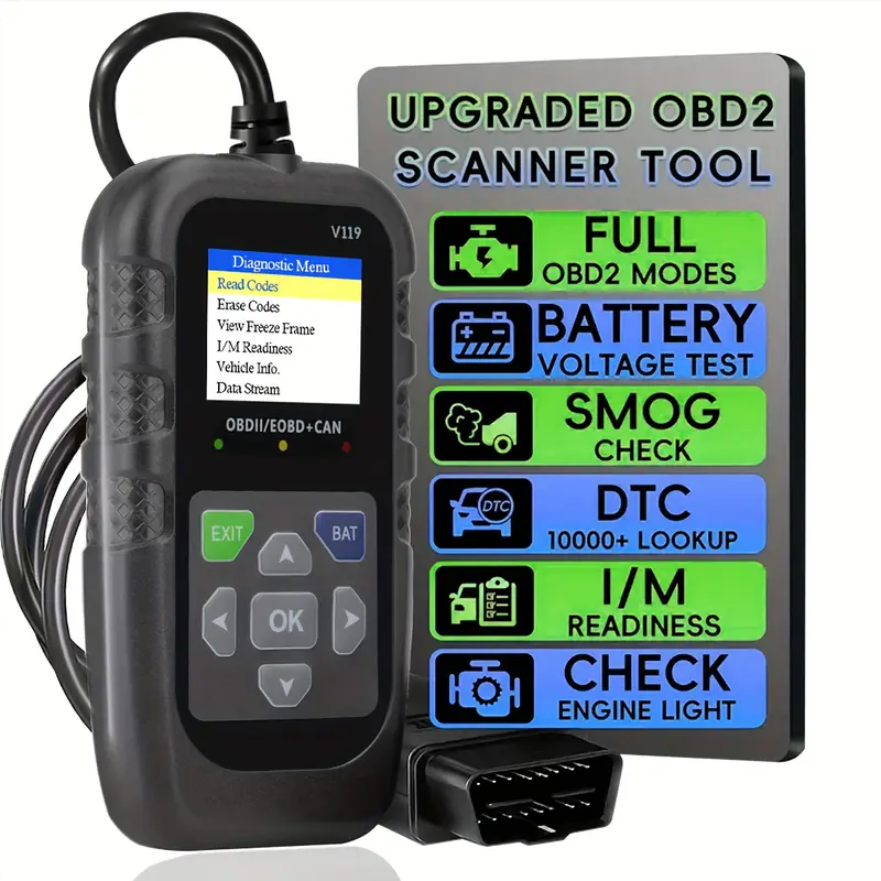 Logic Analyzer Usb - V119 OBD2 Scanner Code Reader USB