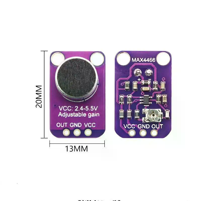 MAX4466 Microphone AGC Amplifi - Diy Audio Electronics Kit recension och pris