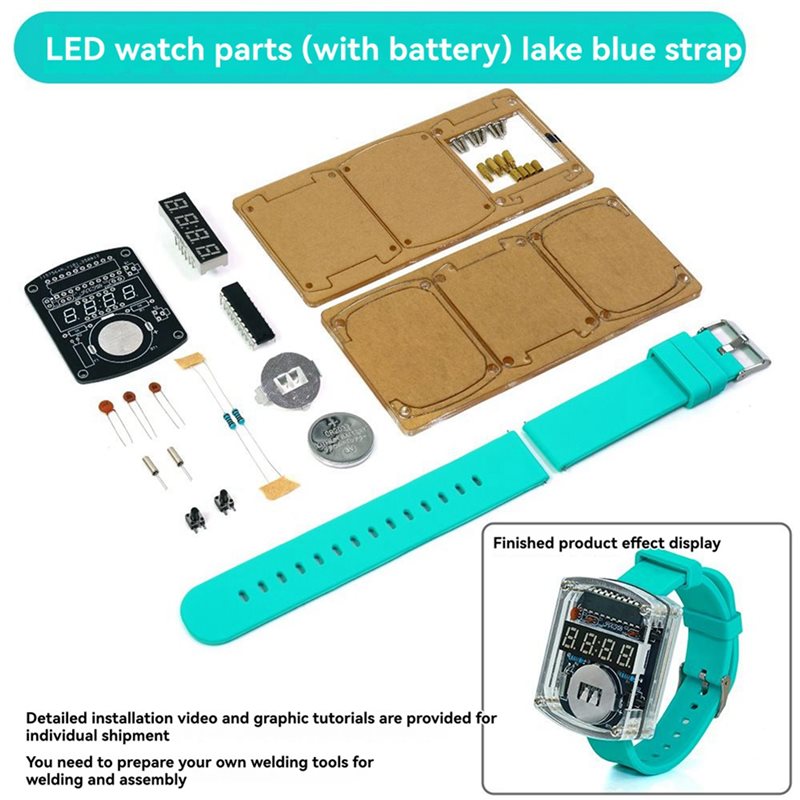 2X DIY Watch LED Watch Electro - Diy Electronics Project Kit recension och pris