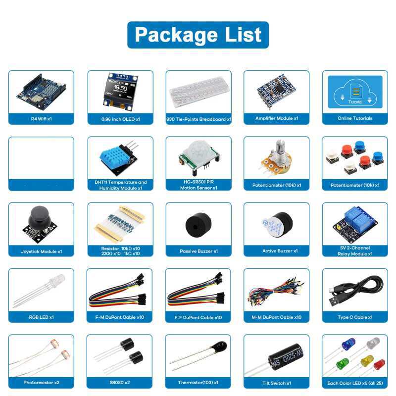 UNO R4 WiFi Compatible Develop - Diy Electronics Project Kit recension och pris