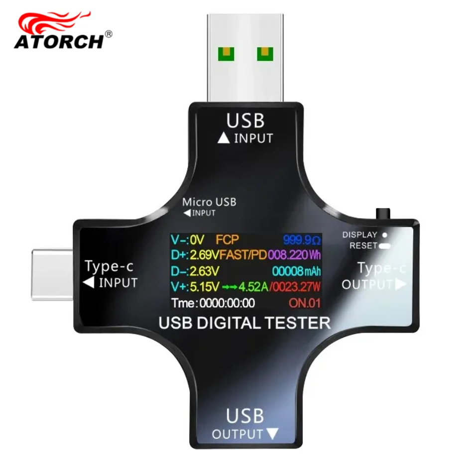 USB Tester DC Type-C PD Digita - Logic Analyzer Usb recension och pris