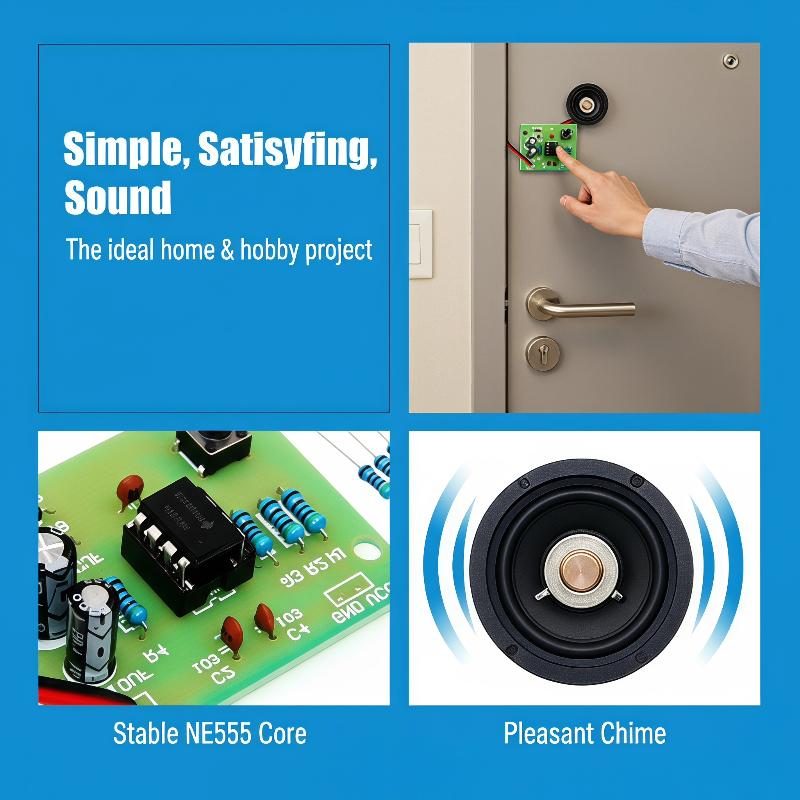 NE555 Doorbell DIY Soldering P - Diy Electronics Project Kit recension och pris