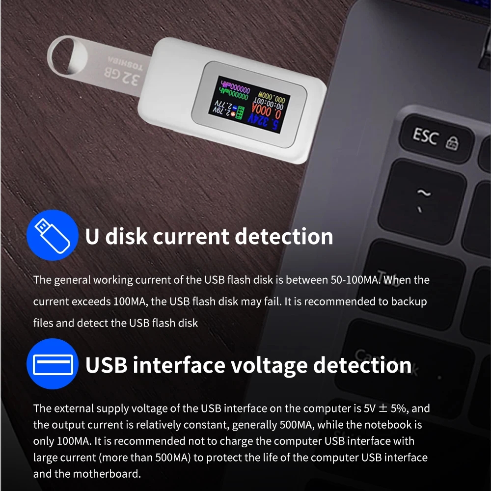 10 in 1 USB Tester DC Digital  - Logic Analyzer Usb recension och pris